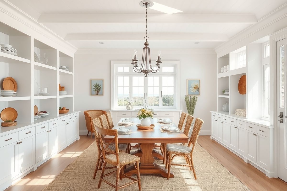 Open Shelving: Displaying Coastal Treasures