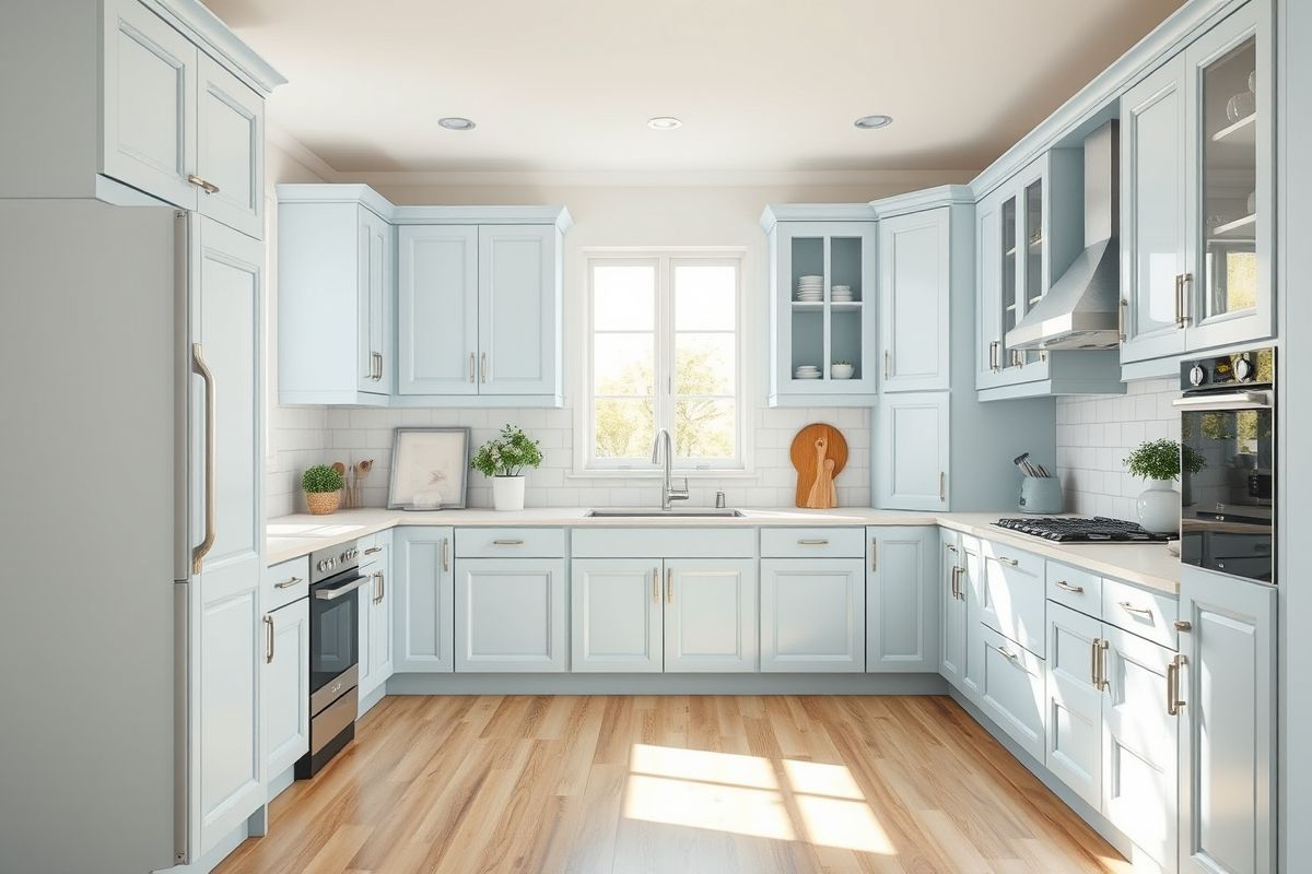 Pops of Color: Adding Personality to Your Light Blue Kitchen