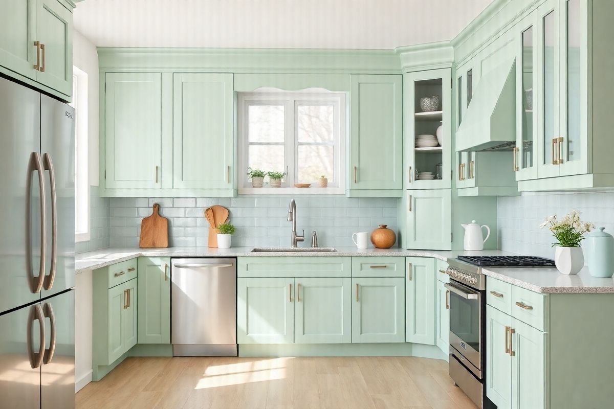 Mint Green Magic: A Fresh and Invigorating Option
