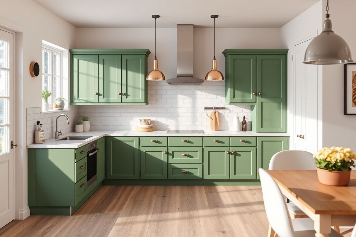 Green Shaker Cabinets: A Classic and Versatile Choice