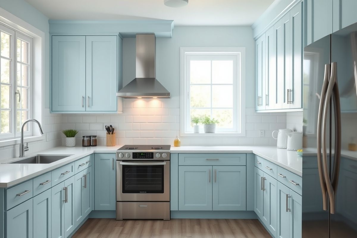 Lighting the Way: Illuminating Your Light Blue Kitchen