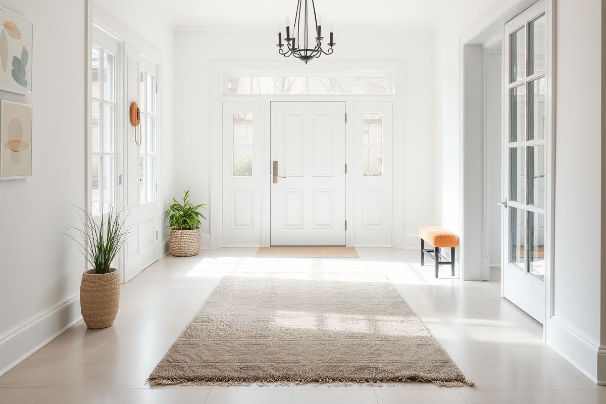 Entryway Rugs with Hidden Shoe Storage