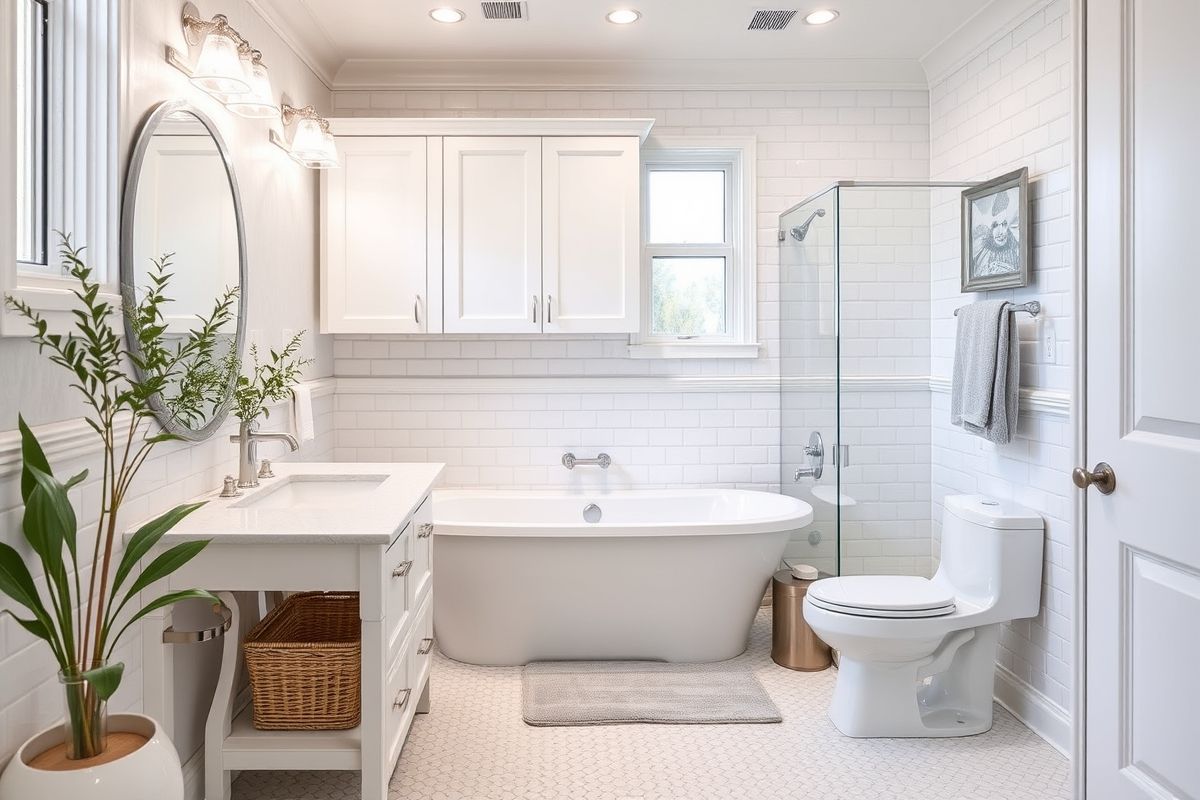 Wainscoting in the Bathroom: Durable and Stylish