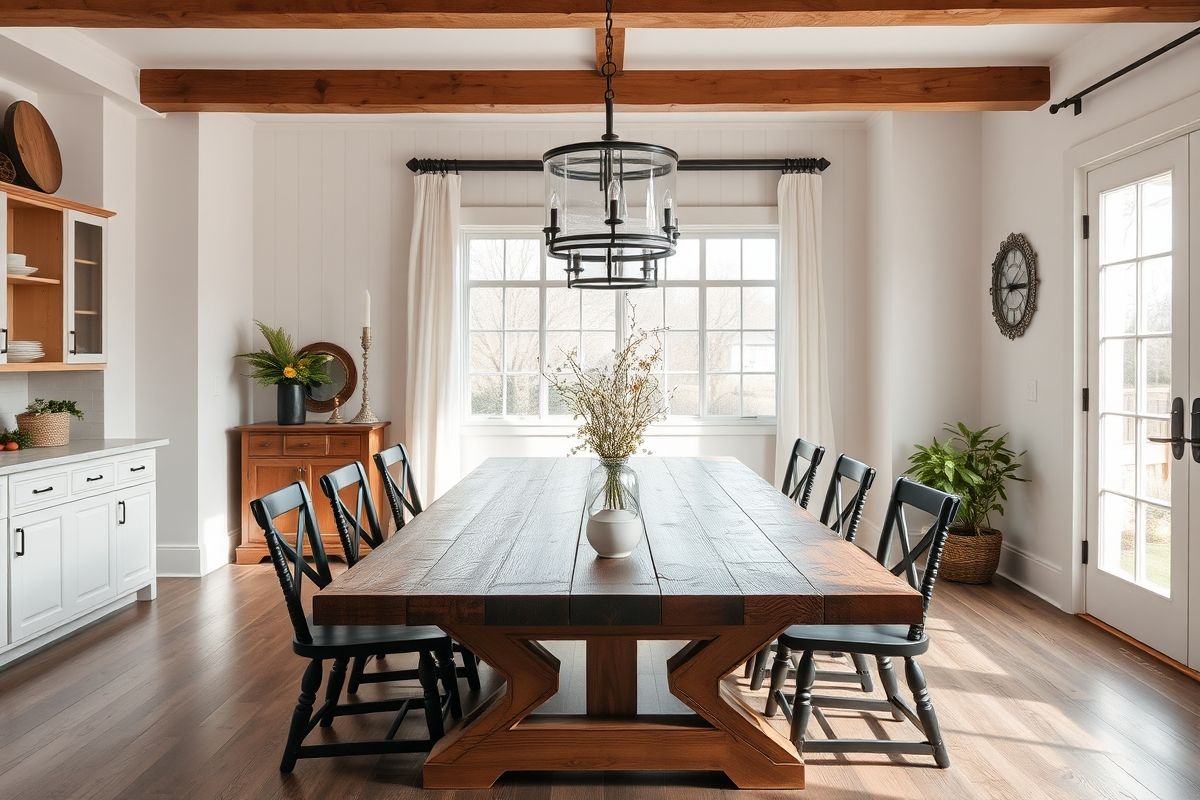 Embrace the Rustic Table: The Heart of the Farmhouse