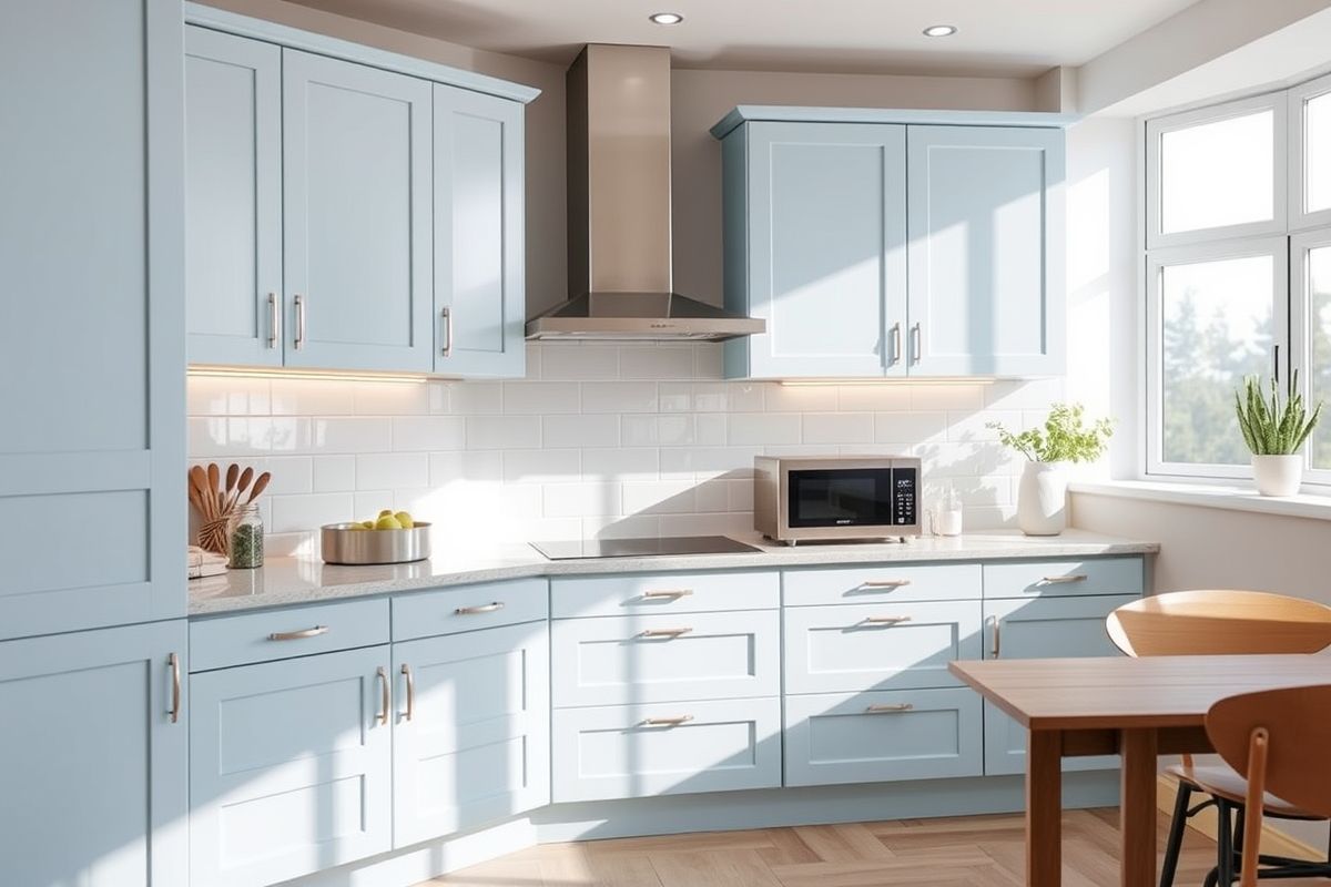 Light Blue Cabinet Styles: From Shaker to Slab Front