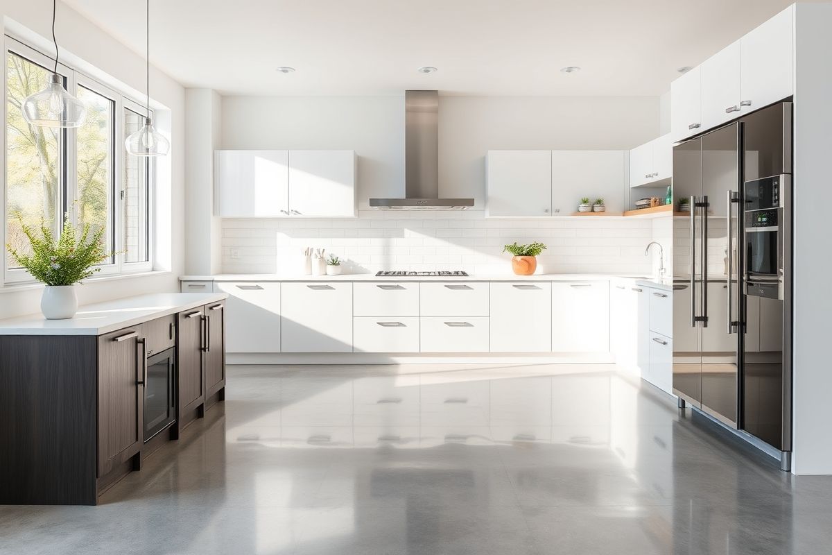 Cool and Contemporary: The Sleek Appeal of Concrete Flooring