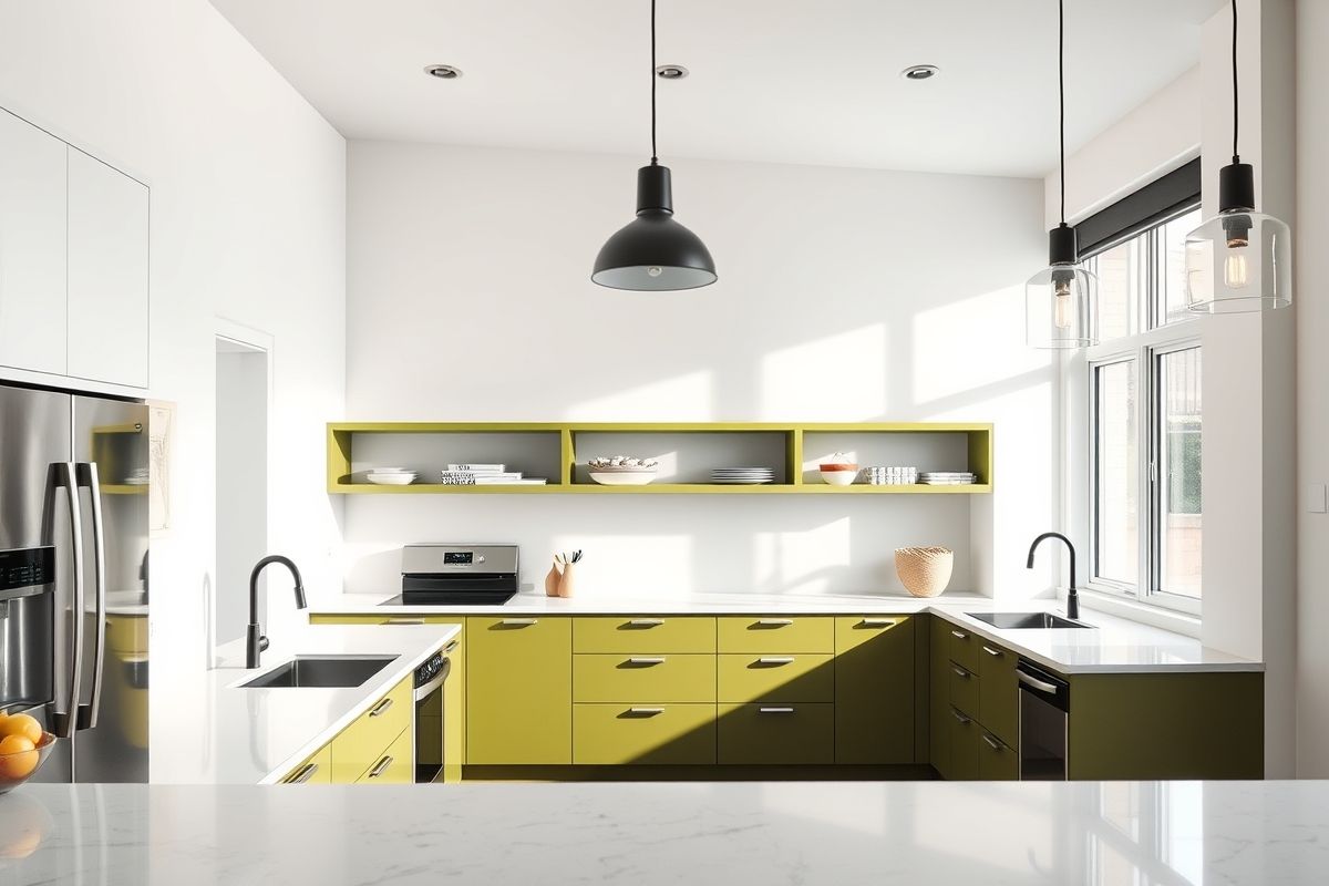Open Shelving vs. Closed Cabinets: A Balancing Act