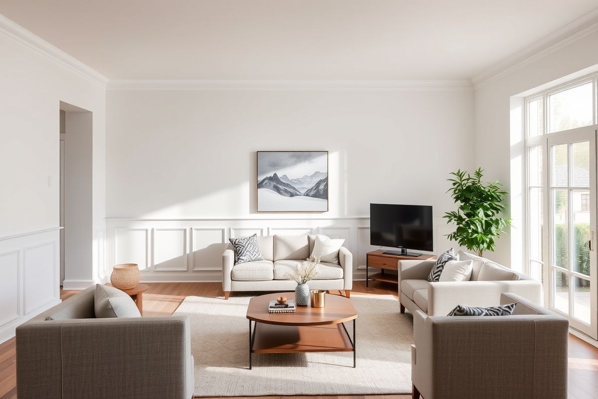 Wainscoting with a Shelf: Practical and Stylish