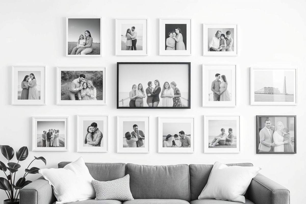Classic Gallery Wall: Timeless Elegance