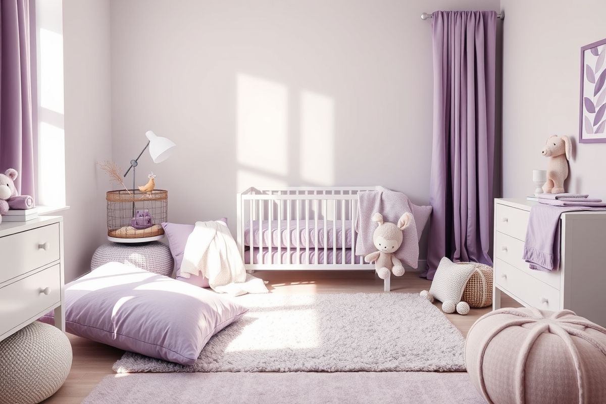 Purple Textiles: Bedding, Curtains, and Rugs