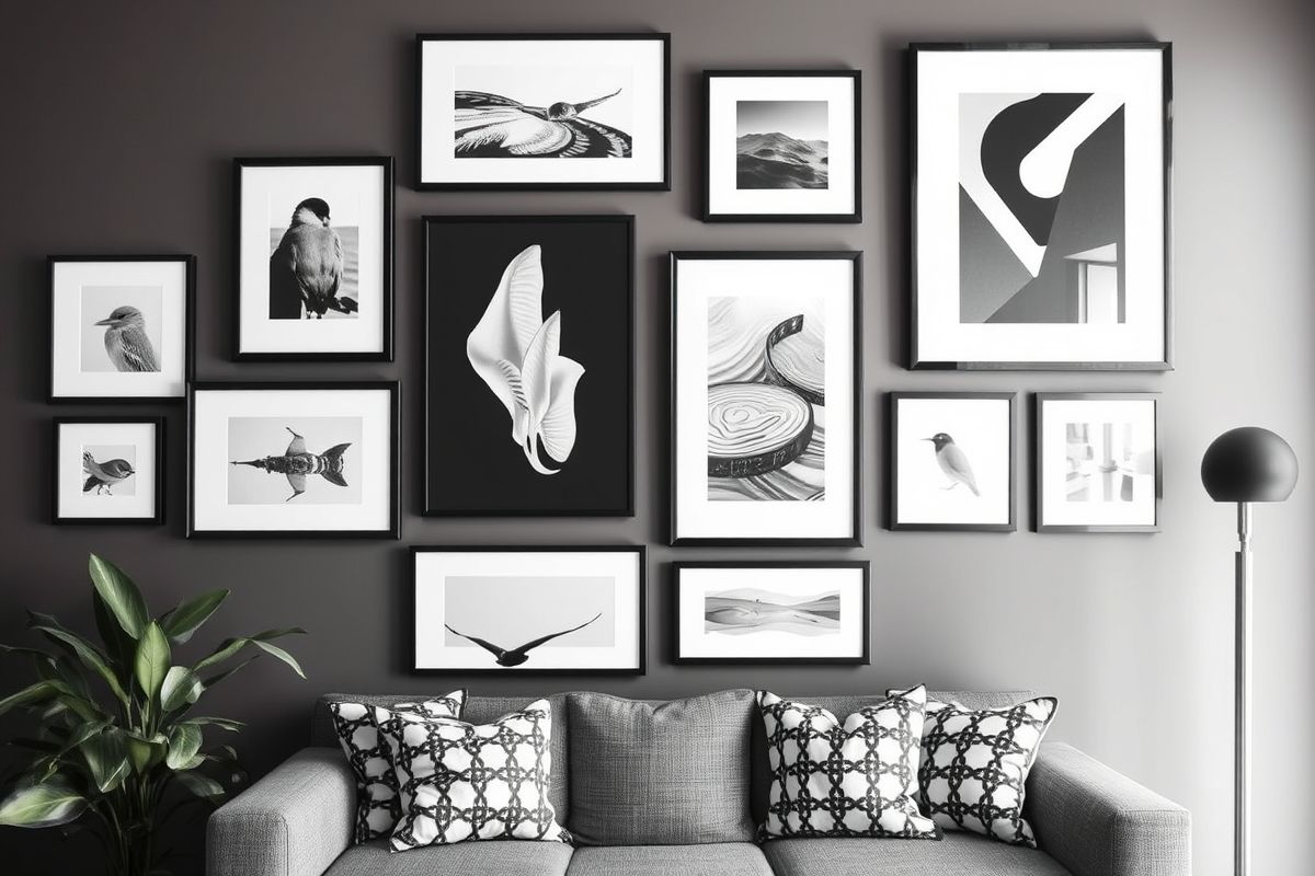 Monochrome Magic with Texture