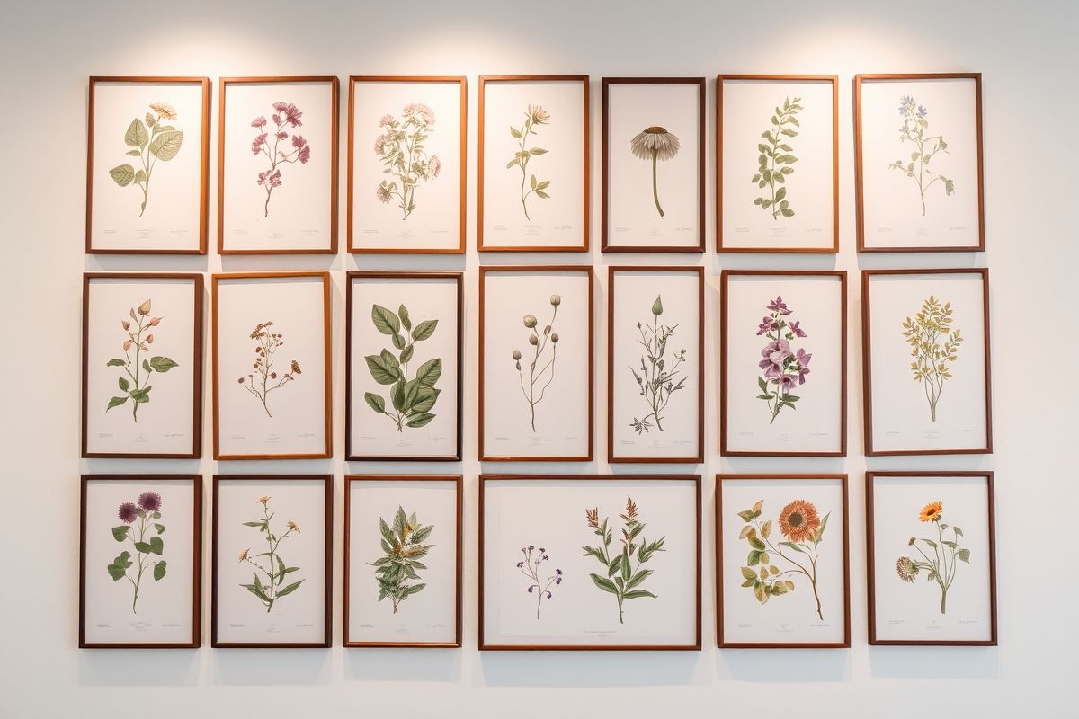 Botanical Prints and Nature-Inspired Art: Earthy Serenity