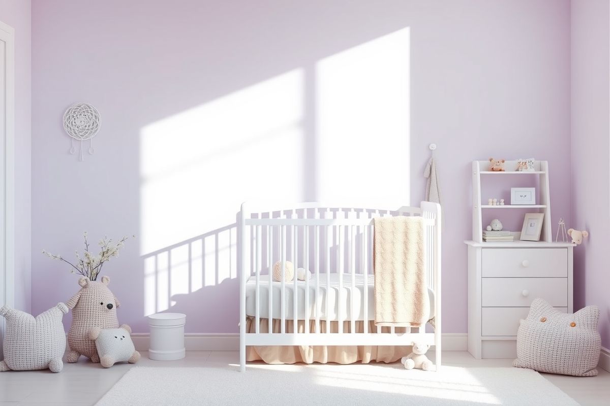 DIY Purple Nursery Decor