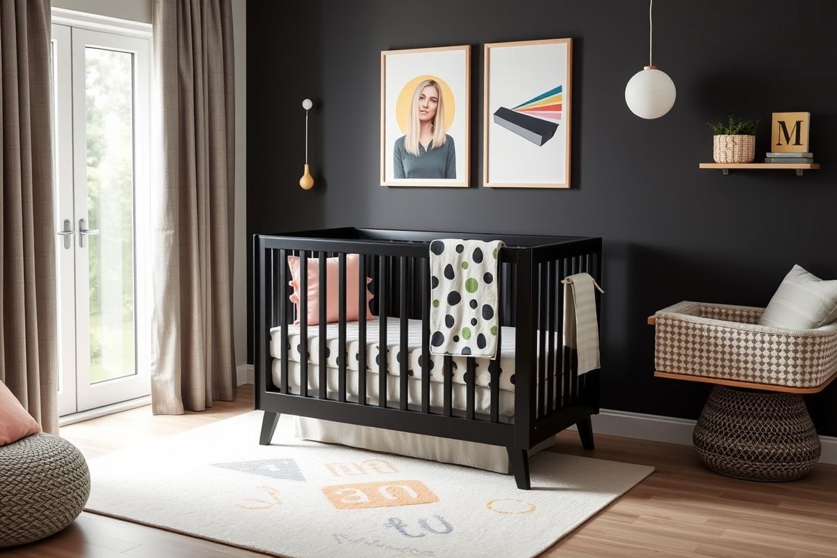 Gender-Neutral Glam: Balancing Black with Pops of Color