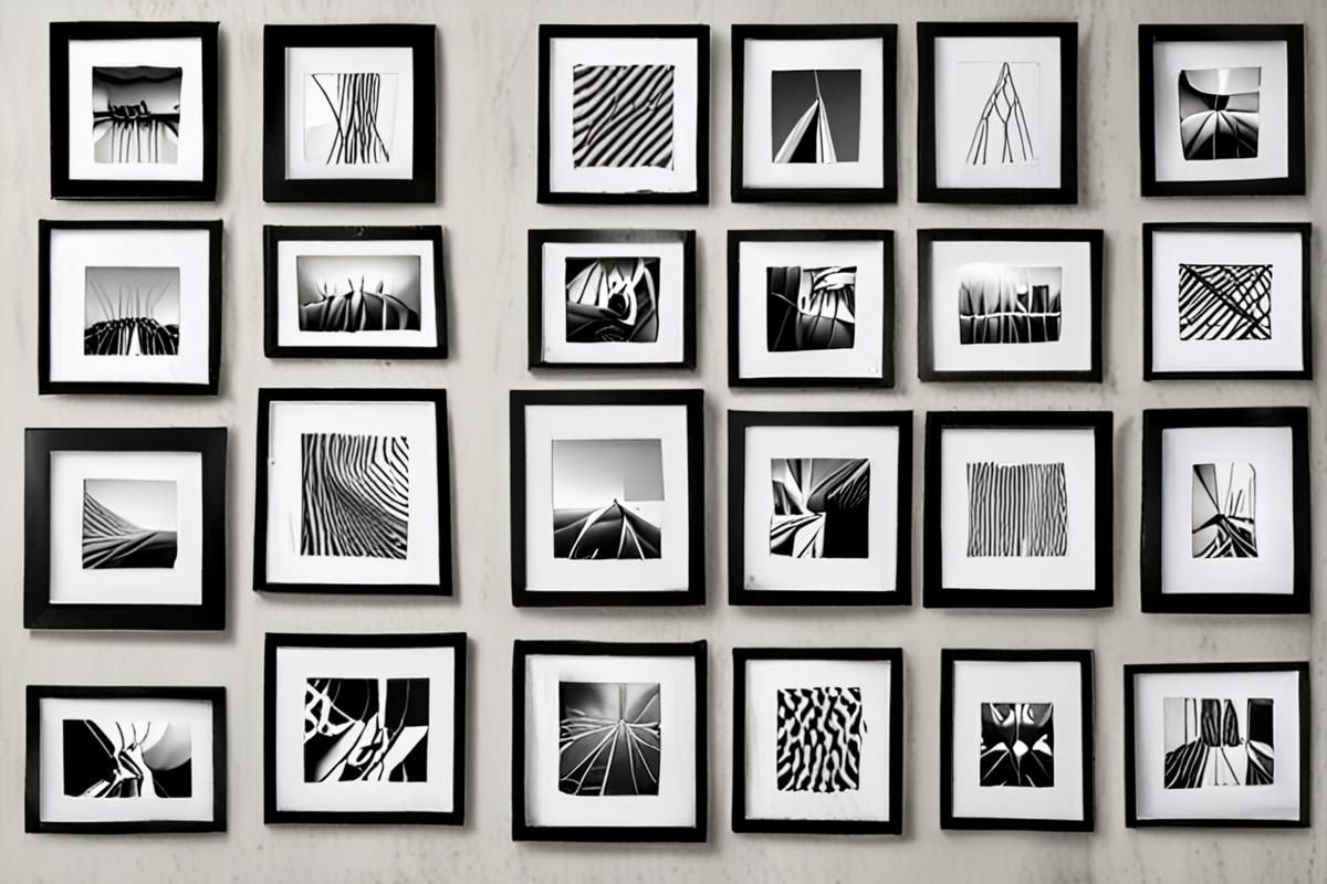 Embrace Symmetry: The Classic Grid Gallery Wall