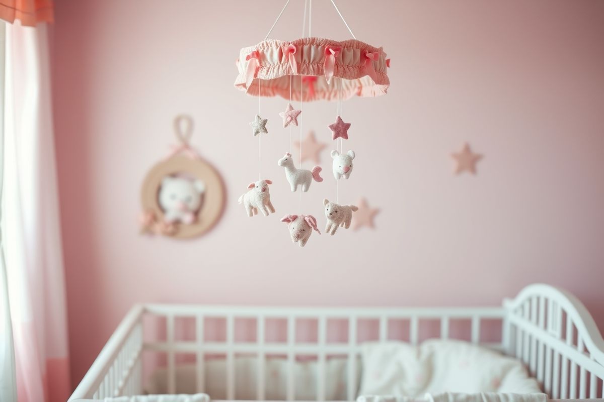 Pink Mobiles: Engaging and Soothing Entertainment