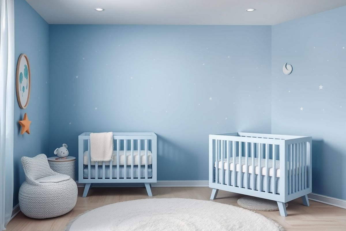 Thematic Blue Nurseries: A Celestial Dreamscape