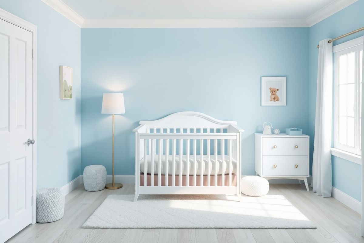 Sky Blue Nursery: Bringing the Outdoors In