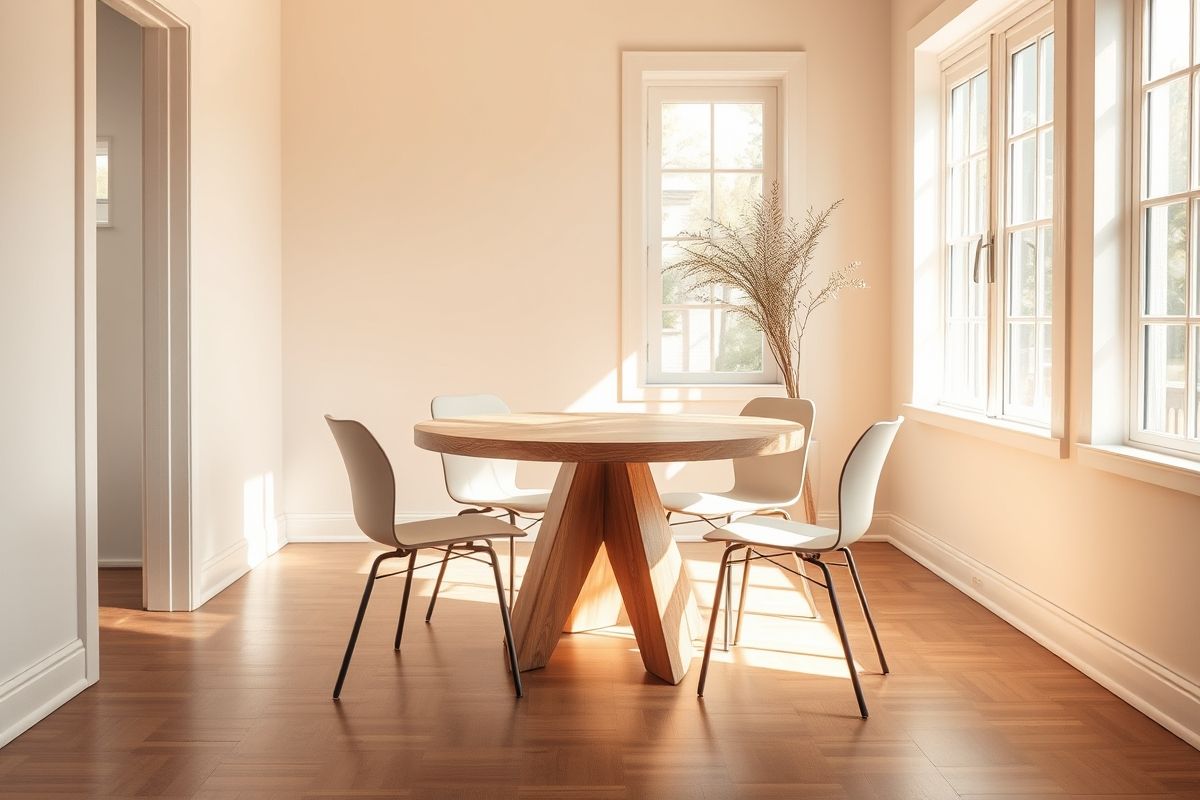 Round Dining Tables: The Space-Saving Shape