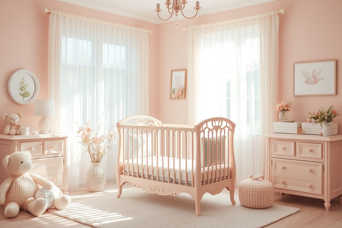 Pink Furniture: Cribs, Changing Tables, and Rocking Chairs