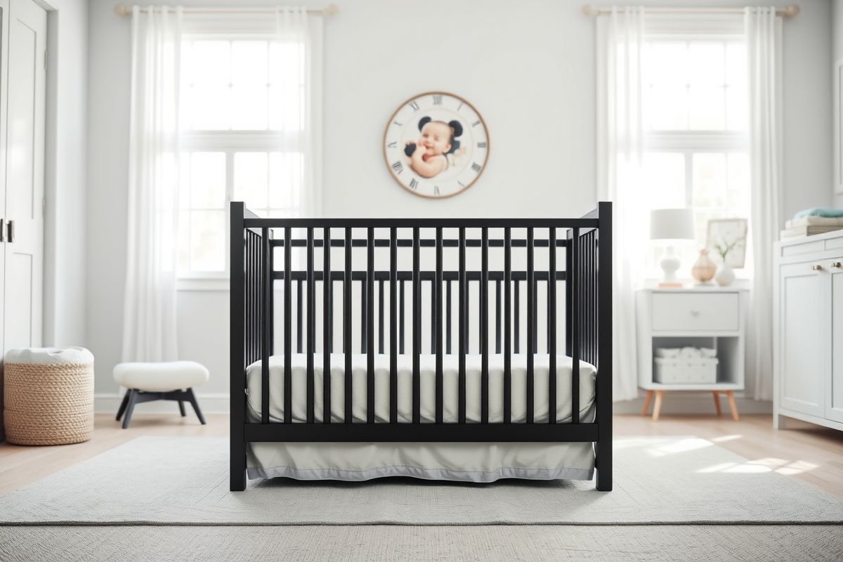 Focusing on Functionality: Storage Solutions Around the Black Crib