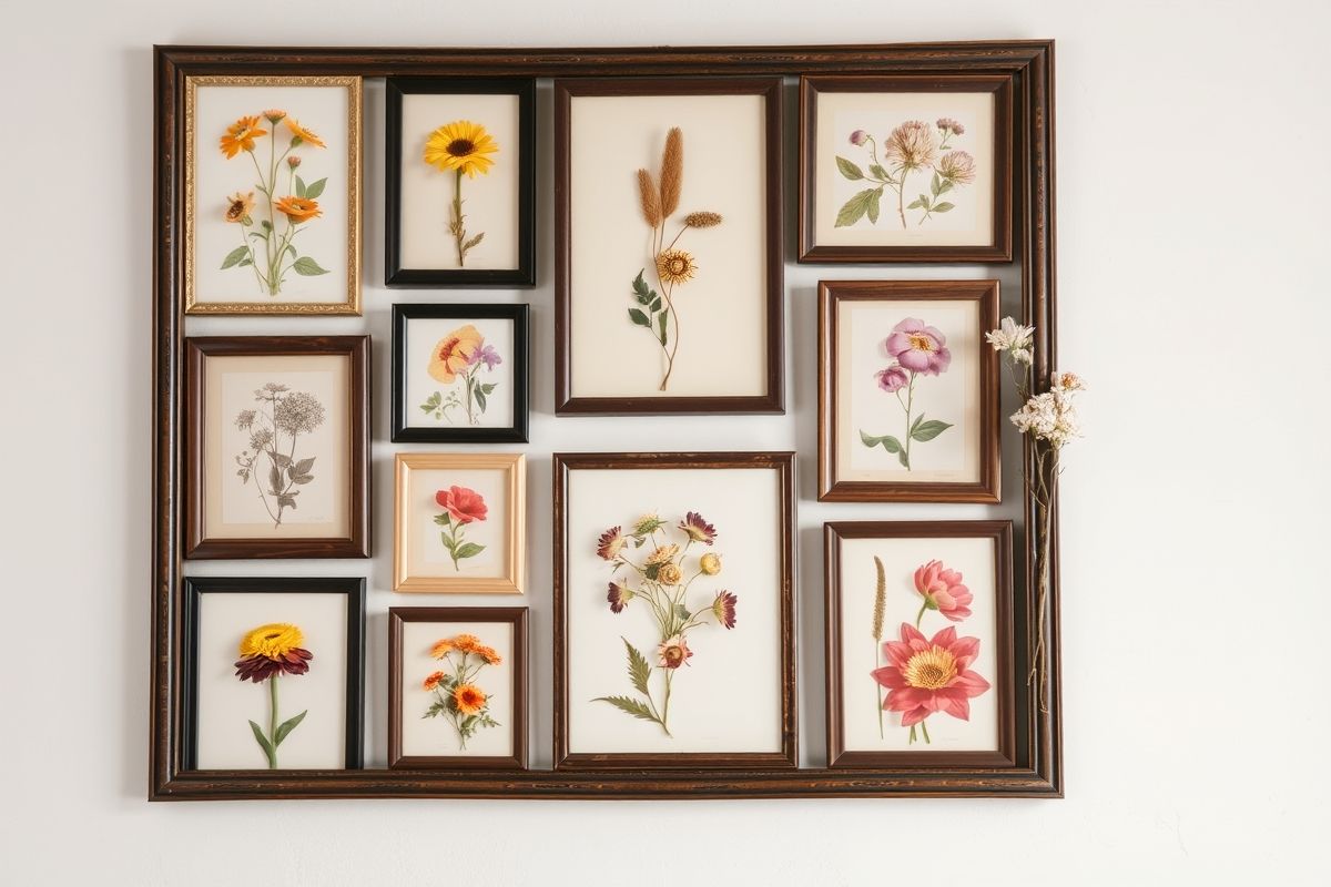 Botanical Beauty: Pressed Flowers and Vintage Prints