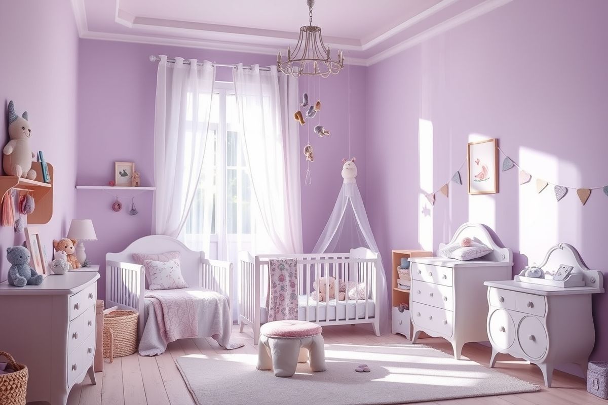 Themed Purple Nurseries: Fairytales and Fantasy