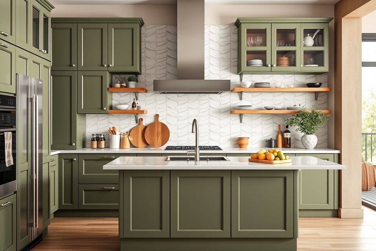 Accessorizing with Style: Decorating Your Olive Green Kitchen