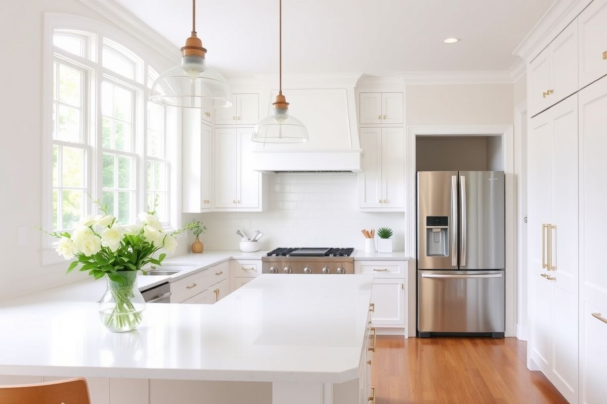 White Dove and Subway Tile: A Timeless Backsplash Combination