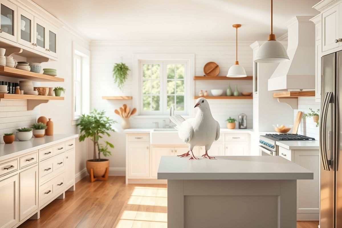 Creating a Modern Farmhouse Kitchen with White Dove and Rustic Accents