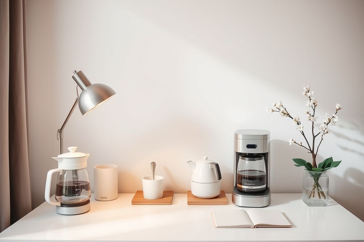 A Designated Coffee/Tea Station: Fuel Your Productivity