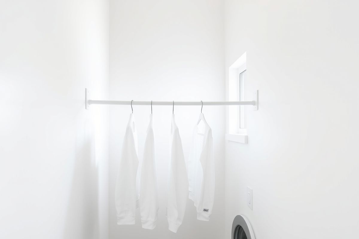 Install a Rod for Hanging Clothes